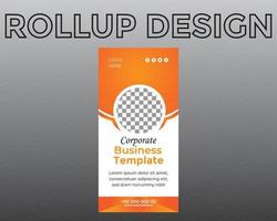 Roll Up Design Template , vector