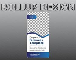 Roll Up Design Template , vector