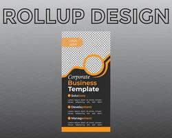 Roll Up Design Template , vector