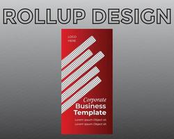 Roll Up Design Template , vector