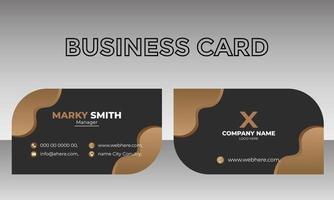 Business Card Leaf vector