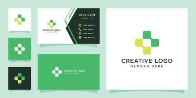 Vector graphic of medical logo design template