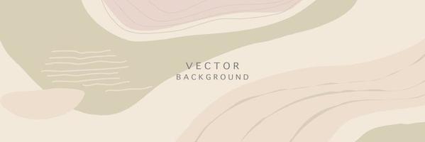 Abstract background with shapes and line art. Copy space for text. Vector illustration