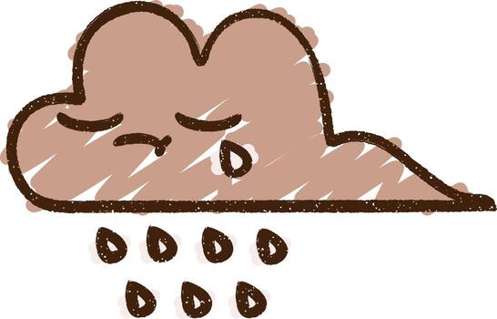 Cloud Chalk Drawing vector