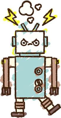 Robot Chalk Drawing