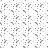 Pattern with gamepad icons. Seamless gaming pattern. vector