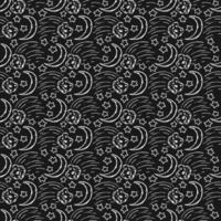 Cosmos background. Seamless pattern with moon sickle, comet and stars vector