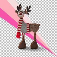 Isolated deer figurine plush photo