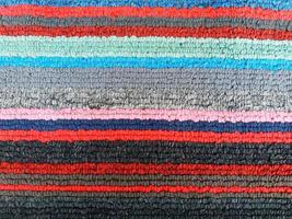 Abstract art background and pattern of colorful carpet or rug photo