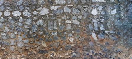 pared de piedra áspera para el fondo. fondo de pantalla de roca grunge. arte de la estructura abstracta. foto