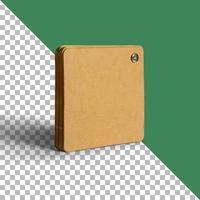 Close up view isolated blank note for stationery photo
