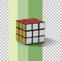 isolated Rubik cube photo