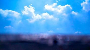 Sky with blue and white clouds on day light photo