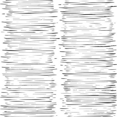 Seamless pattern with rough texture of bamboo mat. Horizontal smooth stripes in vertical columns. Black vector abstract texture on white.