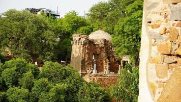 Delhi hauz khas complex General view of Firoz Shah's Tomb, photo