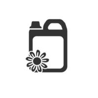 softener bottle icon design vector