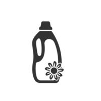 softener bottle icon design vector