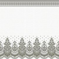 Old lace seamless pattern, ornamental flowers. Vector texture.