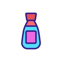 Sauce icon vector. Isolated contour symbol illustration vector