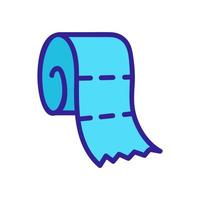 paper roll icon vector outline illustration