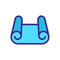 foil roll icon vector outline illustration