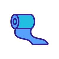 small roll icon vector outline illustration