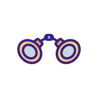 handcuffs icon vector. Isolated contour symbol illustration vector