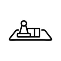 the game table icon vector outline illustration