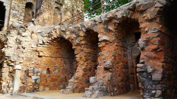 old wall architecture Feroz Shah's Tomb at Hauz Khas Fort photo