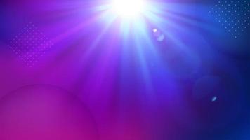 Violet Light Shining Background, Elegant Illuminated Light. Widescreen Vector Illustration