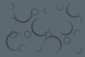 Dark background with gray gradient circles, abstract layout vector