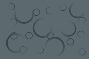 Dark background with gray gradient circles, abstract layout vector