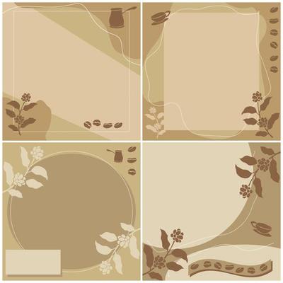 Instagram feed template background soft color