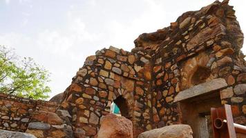 Delhi hauz khas complex General view of Firoz Shah's Tomb, photo