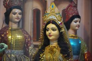 statue of sita mata in janakpur temple photo