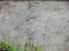 Concrete floor for plastering walls and walls to be beautiful with scratches, erosion and stains. photo