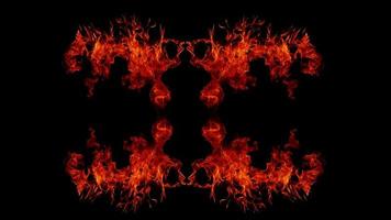 Flame Flame Texture For Strange Shape Fire Background Flame meat that is burned from the stove or from cooking. danger feeling abstract black background Suitable for banners or advertisements. photo