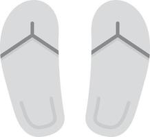 Flip Flops Flat Greyscale vector