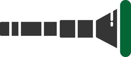Didgeridoo Glyph Two Color vector