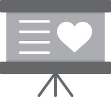 Teaching Flat Greyscale vector