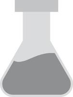 Flask Flat Greyscale vector