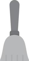 Broom Flat Greyscale vector