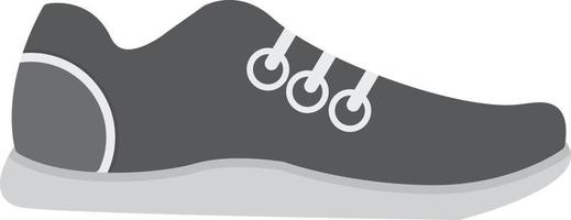 Footwear Flat Greyscale vector