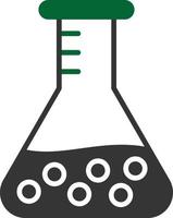 Flask Glyph Two Color vector