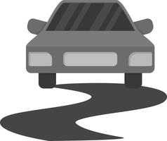 4 - Driving Stability Flat Greyscale vector