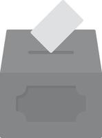 Voting Flat Greyscale vector