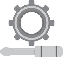 Repair Flat Greyscale vector