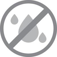 No Liquids Flat Greyscale vector