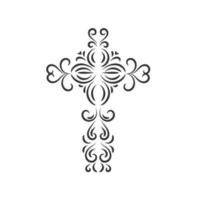 Holy Cross Design for Tattoo design vector