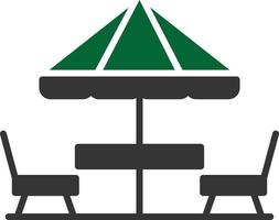 Terrace Glyph Two Color vector
